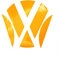 Emblem Ecken Inlays Folie Aufkleber passgenau - Finest Folia (K006 Neon Orange)