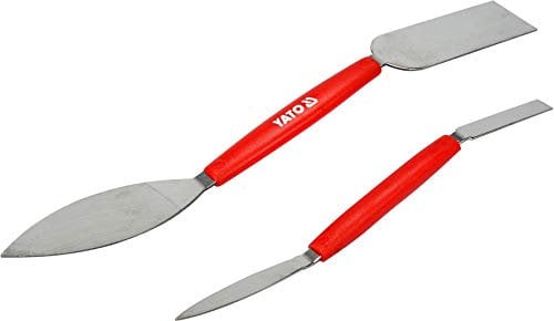 Espátula de estuco YATO set 2 uds, Espátula decorativa