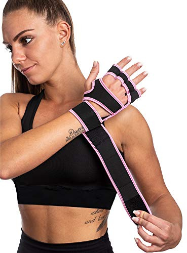 SINOVATI Fitnesshandschuhe Atmungsaktive, rutschfeste Trainingshandschuhe | Sporthandschuhe zum Gewichtheben mit Handgelenkbandagen | Kraftsport Herren und Damen