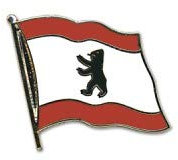 Berlin Flaggen Pin Fahnen Pin Flaggenpin Flaggen Pin Berlin Anstecknadel Anstecker Fahnenpin