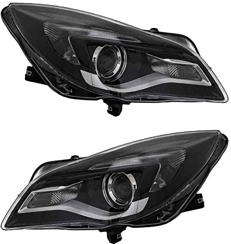 Halogen Scheinwerfer Set links & rechts Hauptscheinwerfer Frontscheinwerfer HIR2 PY21W W21/5W ohne Lampenträger für Model Insignia A Caravan G09