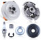 Mtanlo 3/8 Spur Sprocket Clutch Cover Kit for Stihl MS211 MS171 MS181 MS171C MS181C MS211C Chainsaw Replacement Parts 6 Teeth # 1139 160 2000 with Needle Bearing Spark Plug E-Clip