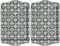 BOHORIA® Premium Design Serviertablett - Dekorative Servierplatten für Glas, Tassen, Schälchen auf ihrem Holz-, Glas- oder Stein-Esstisch (Mosaique 2er Set)