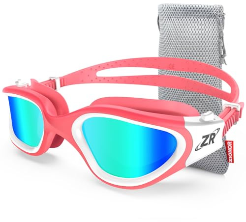 ZIONOR G1 - Gafas de natación polarizadas para unisex y adulto y mujer, anti niebla, 100% anti UV gafas de buceo