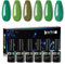 Beautilux UV Nagellack Grüne, 6 Farben 10ml Soak Off Grüne Gel Nagellack Set für Home-Maniküre Nail Art Maniküre (Grüne Serie)