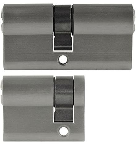 2er gleichschließend 1x Profilzylinder 30/35 mm + 1x Halbzylinder 30/10 mm + 5 Schlüssel