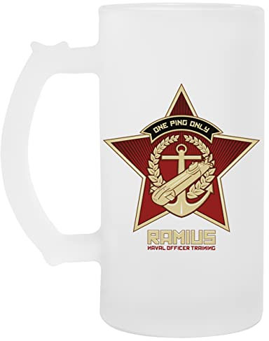 One Ping Only Glas Bier Becher Tasse Glass Beer Mug Cup