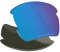 Vaep Verres de rechange en polycarbonate pour Oakley Flak 2.0 XL OO9188 - Polarisés élargis, Bleu glacier, Flak 2.0 XL