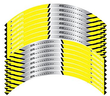 Per R1200GS Ruota Stripe LOGO applique Set Impermeabile Moto Adesivo Modificato Pneumatico Decalcomania