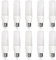 max K O M F O R T - 10x E27 LED Leuchtmittel 12 Watt matt Korn Kolben Röhre Glühbirne-Ersatz dünn 10er Sets