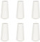 6Pack Blind Pull Cord Ends Window Wood Safety Knobs Repair Replacement Parts Wooden Hanging Ball Small Pendants Drops Connectors Accessories for Bathroom Blinds Light and Shades Decoration,White