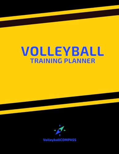 Volleyball training planner: Journal for trainer and coaches, 6 sketches per page