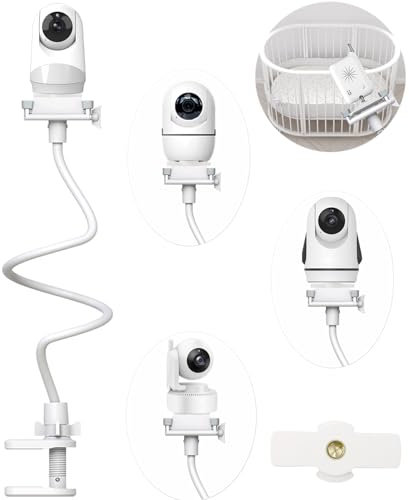 Derebir 33.6 Baby Camera Holder Baby Monitor Mount Stand Compatible with HelloBaby HB66/HB6550/HB6339/hb6233/HB40 for Blemil BL9046 VT 302/BL9052,Juan JA2216 JA2215,OKAIDI OD8051/OD8050 Baby Camera