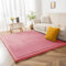 BYBYME Krabbelmatte Baby Korallen Samtmatte Kinderteppich - Extra Dicke 3cm und Weiche Spielmatte - als Teppich Kinderzimmer, Spielteppich Baby, Krabbeldecke (Rosa, 200x200cm)