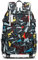 CUURODY Zaino Uomo Grande Ragazzo Zaini da Scuola 15.6 Pollici Zaino Porta PC Impermeabile Tessuto Oxford Business Laptop Zainetto Viaggio Università Daypack Fiore E