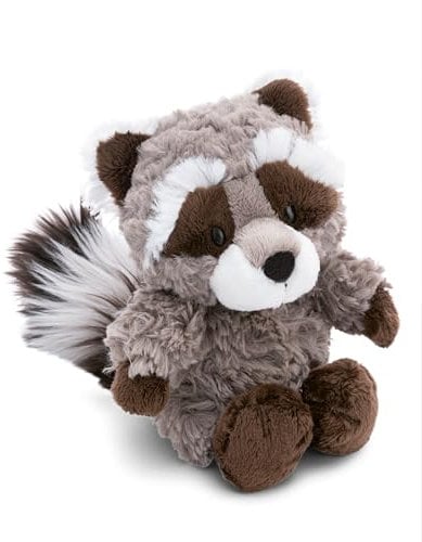 NICI Kuscheltier Waschbär Lenno 20cm grau - Stofftier aus weichem Plüsch, niedliches Plüschtier zum Kuscheln und Spielen, für Kinder & Erwachsene, tolle Geschenkidee - 61280
