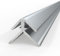 AUPROTEC Aluminium Profil Außeneckprofil Silber eloxiert 100cm Eckverbinder Alu Eckprofil Verbindungsprofil für 3mm Duschrückwände Wandverkleidung Profilleisten für Küchenrückwand