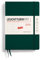 LEUCHTTURM1917 370853 Wochenkalender 2025, Medium A5 Hardcover - 12-Monats-Planer, liniert - Forest Green, Französisch