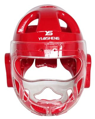 Boxen Kopfschutz Herren,Kampfsport Boxhelm,Boxhelm FüR Taekwondo,Kopfschutz FüR Training,Nasenschutz Gesichtsschutz,FüR Boxen Muay Thai Taekwondo KopfschüTzer Training Sparring Manner Damen