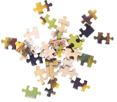 GARVALON 150 Pieces Set Educational Jigsaw Adults Mini Puzzles Mini Jigsaw Puzzles Adults Challenging Puzzles Difficult Tiny Puzzles Test Tube Puzzle Jigsaw Puzzle Toys Adults Small Puzzles