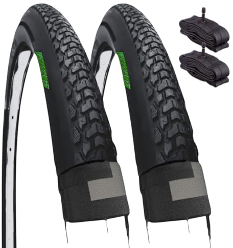 Pneu 700 x 40 C (42-622) + chambre à air avec VALVOLA AMERIKA SCHRADER DEMI LICK GOMMA MEN PENSON PAR ROAD STERRAT TREKKING VTT