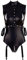 LOIJMK Lingerie Corps Enceinte Lingerie Grandes Tailles 52, Noir , XXL