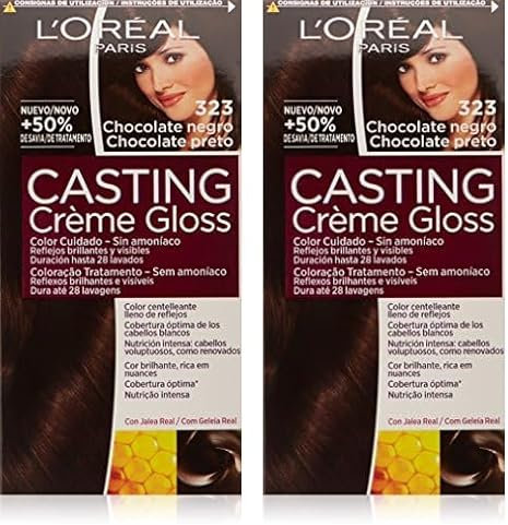 L'Oreal Paris Casting Crème Gloss Tinte 323-100 gr (Paquete de 2)