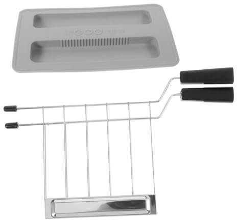 TOPPERFUN 1Satz Toaster Abdeckung für Sandwich Clip Toaster Teiliges mit Grauem und Schwarzem Toasterschutz für Frühstücksbereiter Langlebig