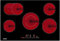 WEHIMO Plaque Vitrocéramique 5 Feuxs Encastrable, Table de Cuisson Vitrocéramique 77cm, Plaque de Cuisson électrique 8600W, Zones Duales et Ovales, Minuteur, Commande Tactile