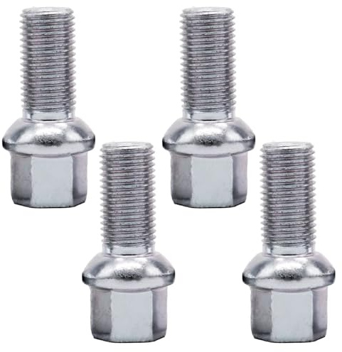 Auto radschrauben Radbolzen Kompatibel Mit VW Für Polo Für 9N 2002 2003 2004 2005 2006 2007 2008 2009 4 Stück Auto-Radschrauben Stahlmuttern Werkzeuge Zubehör LKW-Teile WHT002437