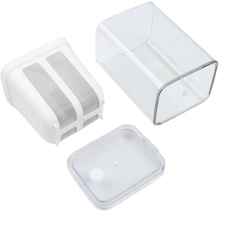 Rackumic Colino per yogurt greco, setaccio fine in acciaio inox 304, 1800 ml, per formaggio fatto in casa, noci e latte, bianco