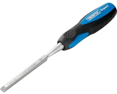 Draper 89325 10mm Soft Grip Wood Chisel , Blue