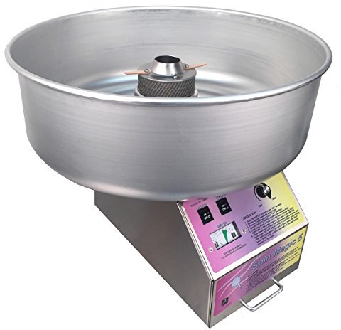 Spin Magic Candy Floss Machine - Commercial Cotton Candy Machine with Metal Bowl
