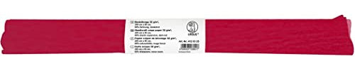 Ursus Bastelkrepp 32 g/qm 50 x 250 cm dunkelrot - 1 Rolle