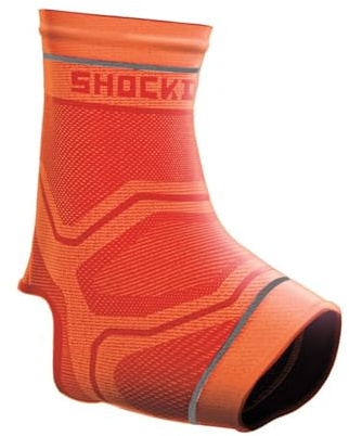 Shock Doctor Knit Ankle Sleeve Support Orange M
