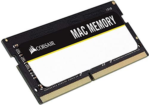 Corsair Mac Memory SODIMM 16GB (2x8GB) DDR3 1333MHz CL9 Speicher für Mac-Systeme, Apple-Qualifiziert - Schwarz