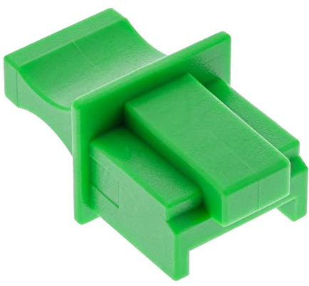 InLine 59942F 100er Pack Staubschutz, für RJ45 Buchse, grün