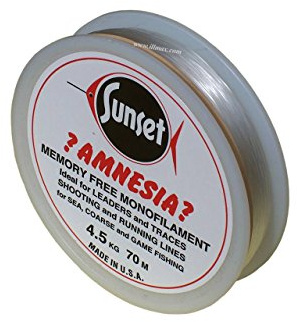 Sunset Amnesia Monofilament, ohne Gedächtnis, 5,4 kg, transparent, 100 m