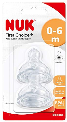 NUK10124015 First Choice+ Trinksauger Silikon Gr.1 M 2 St