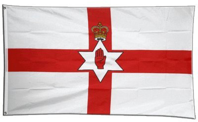 Flaggenfritze Fahne/Flagge Nordirland - 150 x 250 cm + gratis Sticker, XXL-Fahne