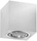 LED Aufbauspot, LED Deckenaufbauleuchte, Aluminium Deckenleuchte Silber Quadratisch 82mm x 84mm CUBE (SILBER)