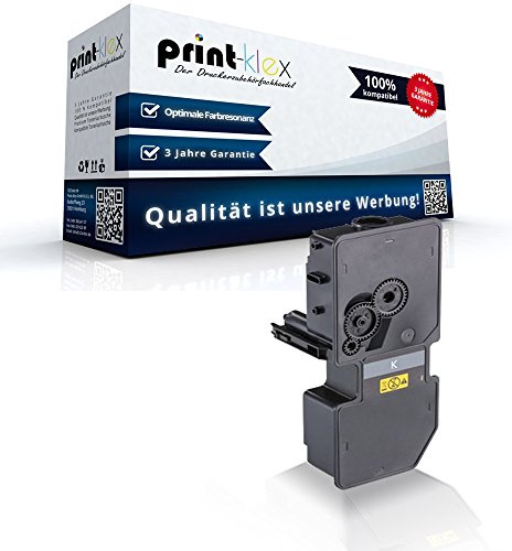 Print-Klex Tonerkartusche kompatibel für Kyocera ECOSYS M5521cdn M5521cdw P5021 P5021cdn P5021cdw P5021Series 1T02R90NL1 TK5220 TK 5220 TK-5220 K TK 5220 K Schwarz Black - Office Quantum Serie