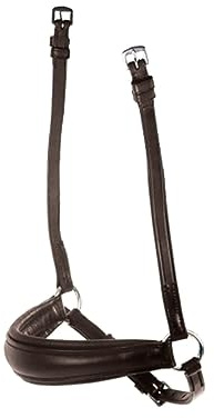 Collegiate Mono Crown Drop Noseband, Brown, Full
