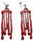 Widmann 12461 - Ohrringe Bluttropfen, Schmuck, Vampir, Halloween, Karneval, Mottoparty