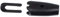 West Coast Paracord Black Plastic Rope Clamps – Create Leads, Lines, Lunge Lines, Cross Ties, and More, (8mm - 10mm, 20 Pack)