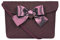 Almbock Trachten-Tasche Lilly in bordeaux - Trachtentasche handmade, handgemacht, aus 100% echtem Wollfilz, Tasche mit Schleife