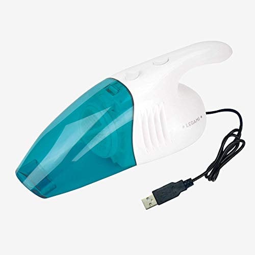 Legami MVC0001, Net'N Clean Mini USB-Staubsauger, Blau, PU, Mehrfarbig