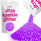 Glitter Fluorescente Viola Ultra Scintillante Paillettes Unghie Viso Festival Natale Halloween Trucco Fine 100g / 3.5oz