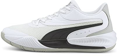 PUMA Unisex Triple Basketballschuh, White Black, 40.5 EU
