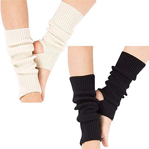 Modische Yoga-Socken, Stulpen, Beinlinge für Frauen und Mädchen, Workout-Socken, ohne Zehen, Training, Tanzen, Beinwärmer, Einheitsgröße